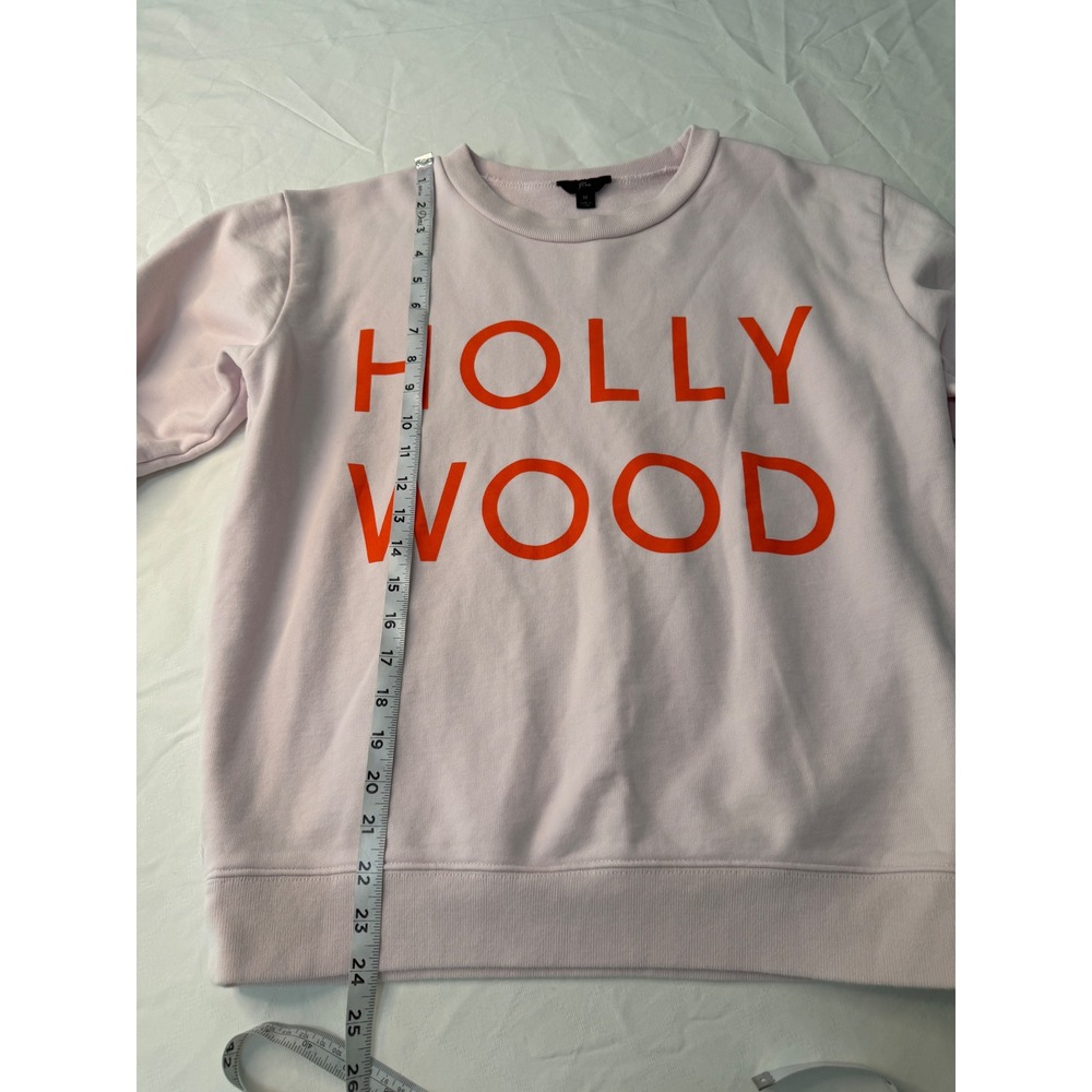 J.Crew Women's Hollywood Sweatshirt in Faded Shell Pullover Casual Streetwear - Picture 10 of 10